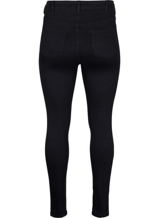 Zizzi Supersmale jeans med høy midje, Black, Packshot image number 1