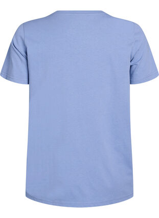 Zizzi T-skjorte med retrotrykk, Infinity w. Rock, Packshot image number 1