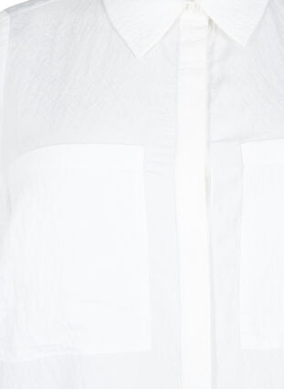 Zizzi Skjorte i viskose med broderi anglaise, Bright White, Packshot image number 2