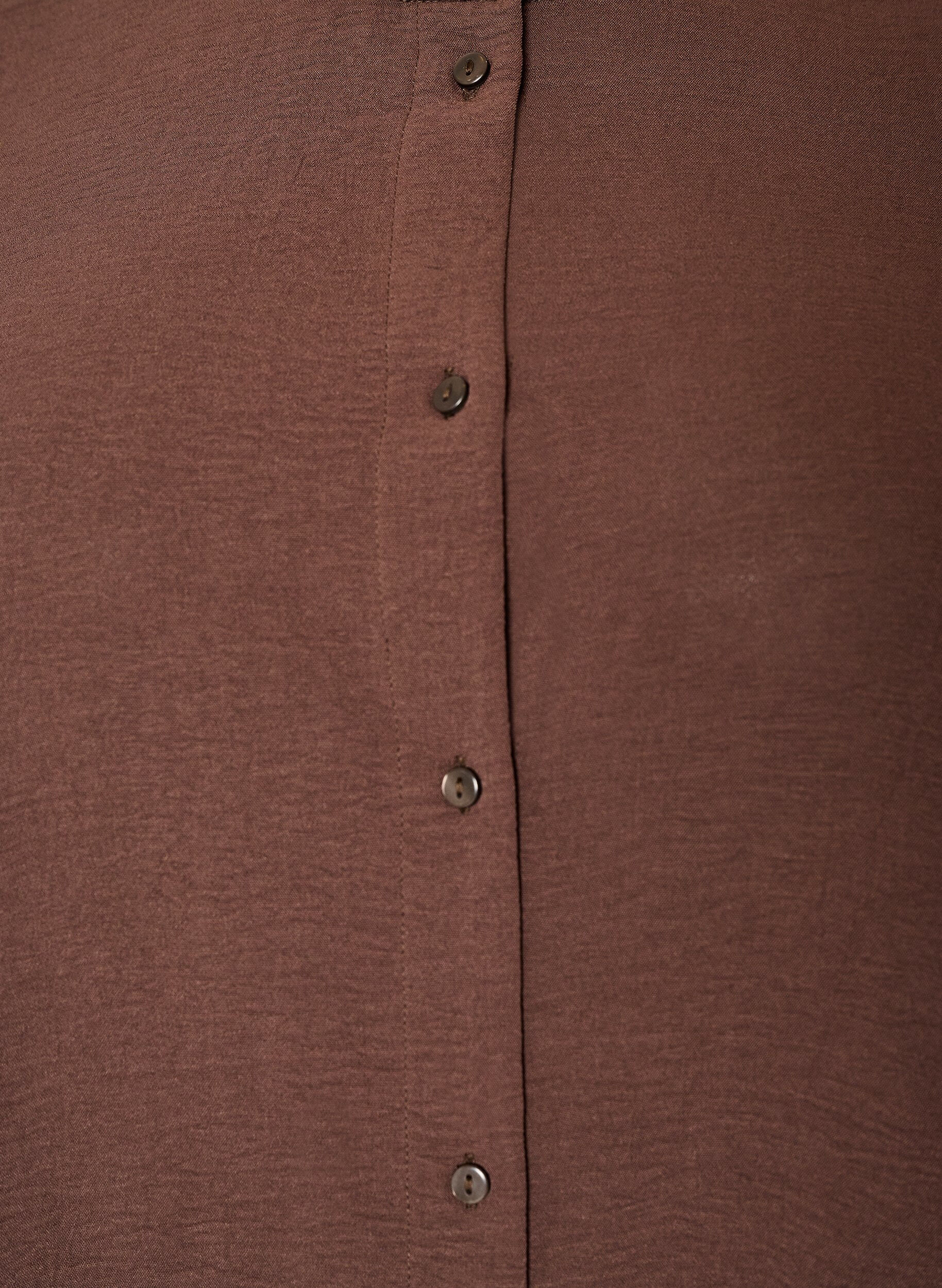 ZizziTunika med 3/4 ermer, Brun, Packshot image number 2