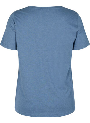 Melert T-skjorte med trykk, Bering Sea Mel., Packshot image number 1