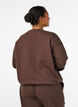Genser med motiv, Brun, Model image number 2