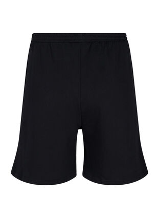 Shorts med trykk, Black, Packshot image number 1
