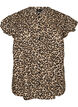 Ermel&oslash;s A-linje bomullsskjorte bluse, Brun, Packshot image number 0