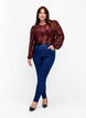 FLASH – Bluse med lange ermer og blonder, Port Royal, Model image number 2