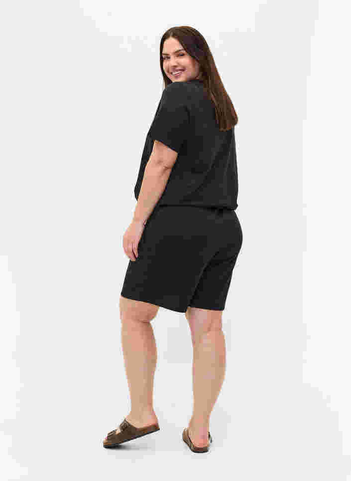 Løse shorts med lommer, Black, Model