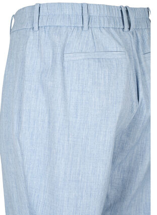 Melerte bukser med strikk og knappelukking, Infinity , Packshot image number 3