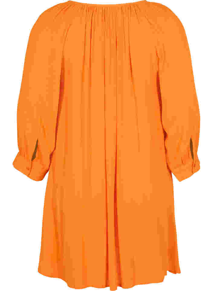 Viskosetunika med 3/4-ermer, Orange Peel, Packshot image number 1