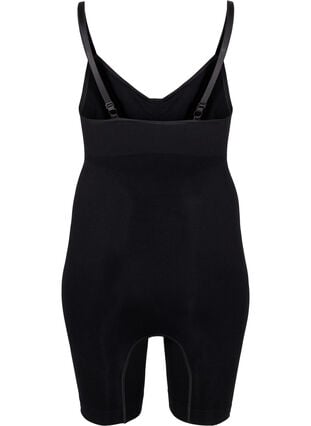Shapewear-bodysuit med åpning i bunnen, Black, Packshot image number 1
