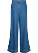 Jeans med vide ben og striper, Blå, Packshot image number 1