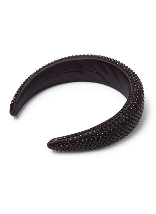 Hårbøyle med svarte stener, Black, Packshot image number 1