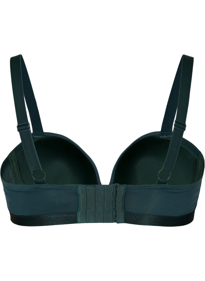 Formstøpt bh med mesh, Grønn, Packshot image number 1