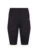 Lange tettsittende treningsshorts, Svart, Packshot image number 0