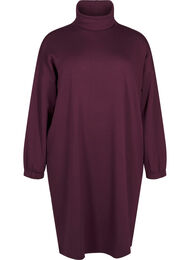 Turtleneck kjole i A-linjefasong, Fig