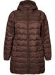 Quiltet jakke, Brun, Packshot image number 0