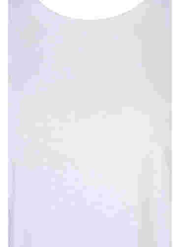 Basis T-skjorter i bomull, 2 stk., Black/B White, Packshot image number 3