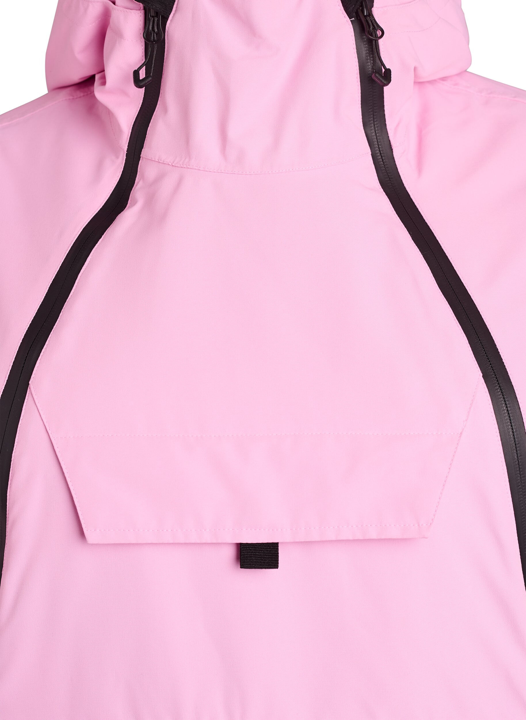 ZizziFunksjonell skianorakk med hette, Rosa, Packshot image number 2