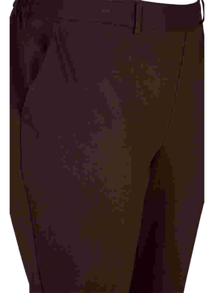 Cropped bukser med lommer, Coffee Bean, Packshot image number 2