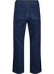 Jeans med høy midje og vide ben, Blå, Packshot image number 1