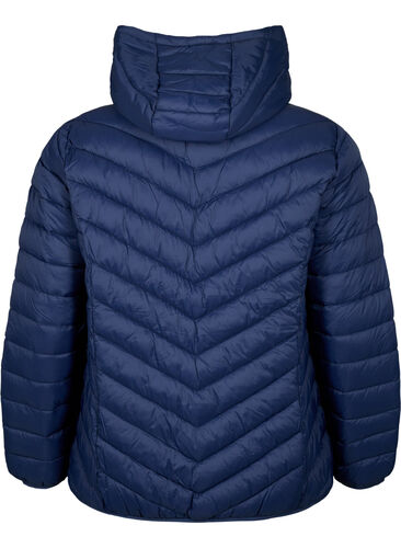Lettvektsjakke med hette, Navy Blazer, Packshot image number 1