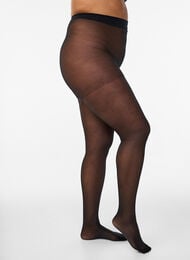 Tights i 40 denier med lett kompresjon, Svart