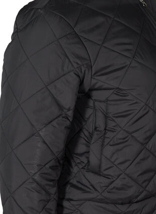 Quiltet 2-i-1 dress med lommer, Black, Packshot image number 3