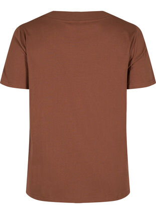 T-skjorte med en bred ribbekant ved halsen, Rocky Road, Packshot image number 1