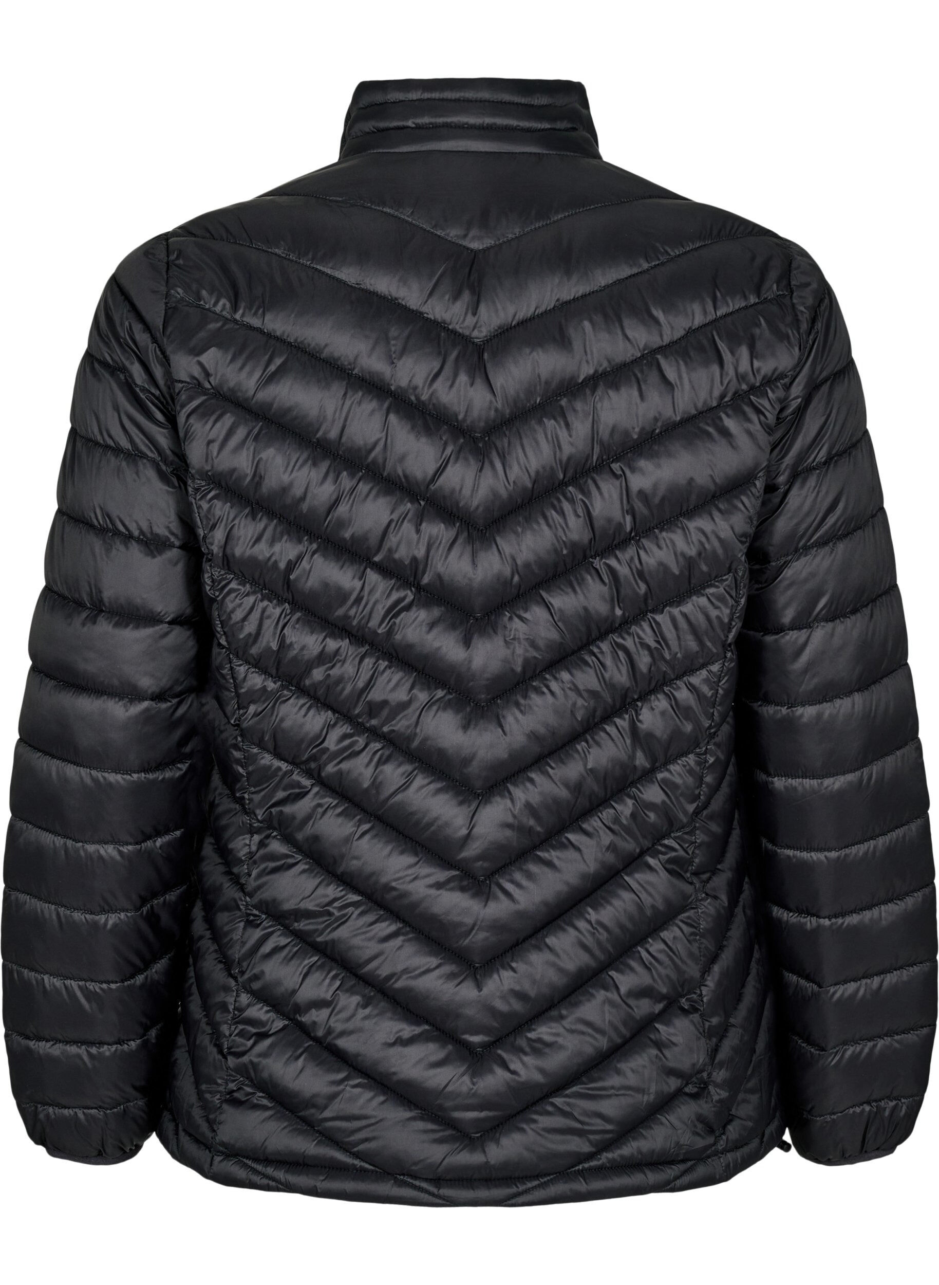 ZizziLett jakke med lommer, Svart, Packshot image number 1