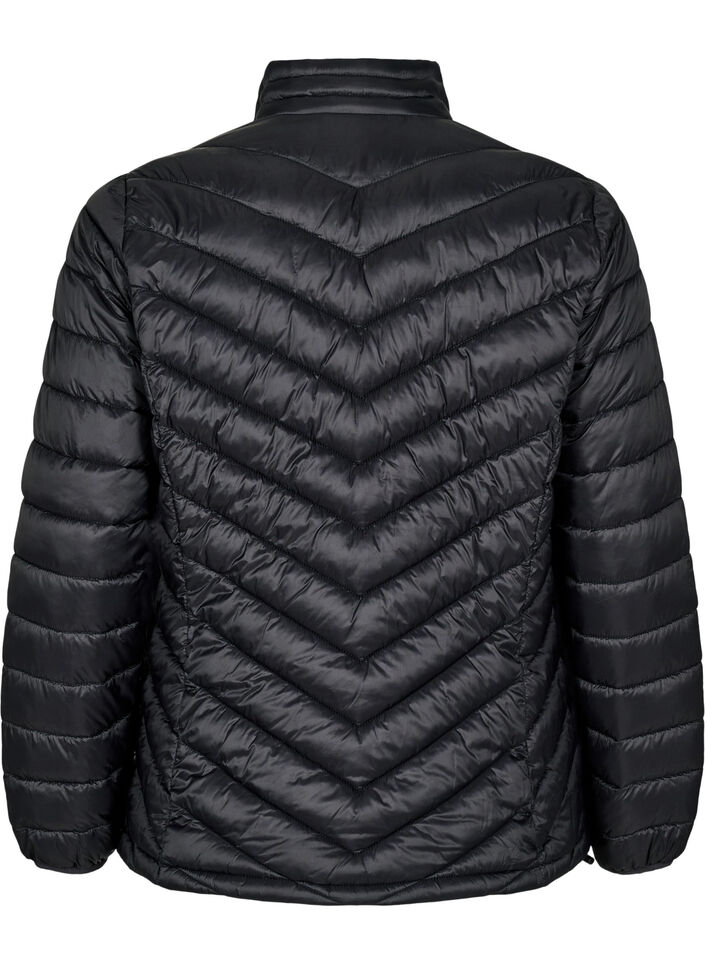 Lett jakke med lommer, Svart, Packshot image number 1