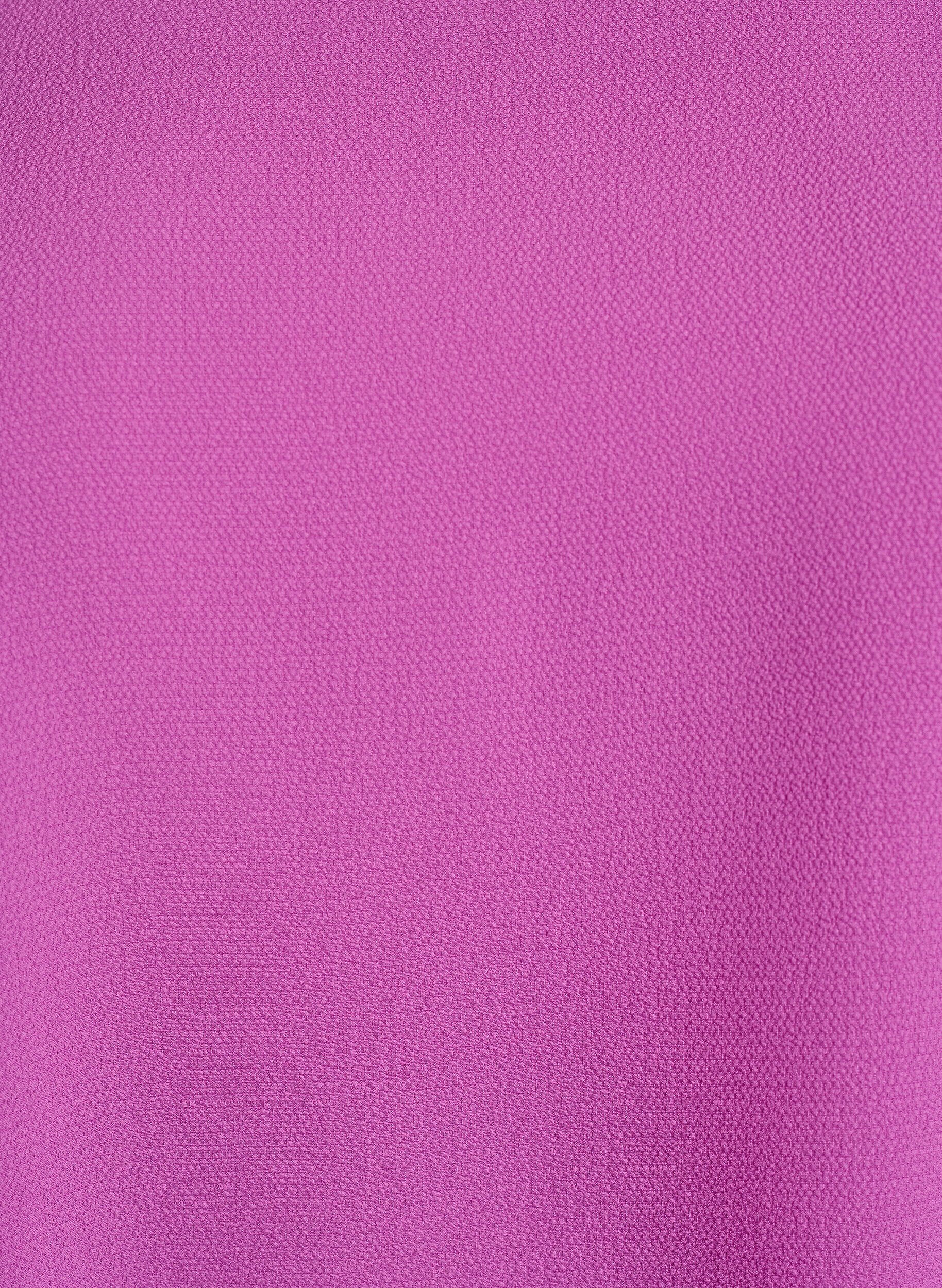 ZizziBluse med korte ermer og rund hals, Lilla, Packshot image number 2