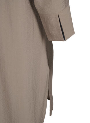 Skjortekjole med knyting og splitt, Brindle, Packshot image number 3