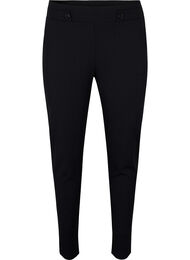 Bukse med lommer og pynteknapper, Black
