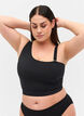 Bikinitopp med one-shoulder, Black, Model image number 2