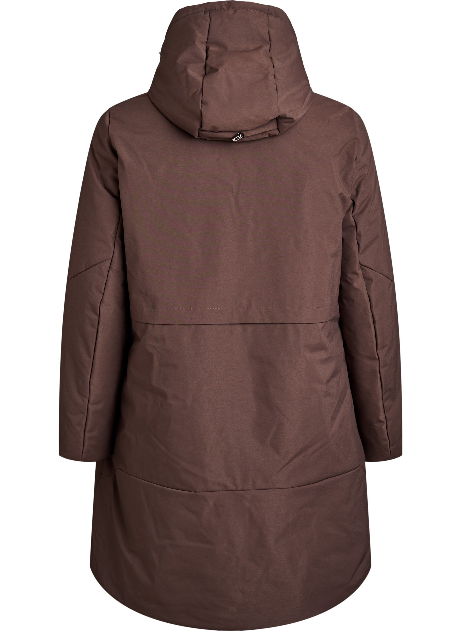 ZizziVinterjakke med justerbar midje, Brun, Packshot image number 1