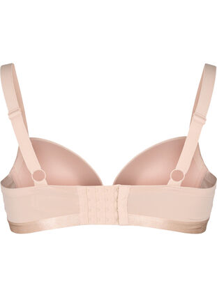 Zizzi Formstøpt BH med mesh, Nude, Packshot image number 1