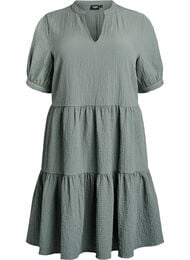 Kort A-linje kjole, Gr&oslash;nn