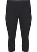 Basis 3/4 viskose leggings, Black, Packshot image number 0
