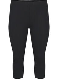 Basis 3/4 viskose leggings, Black