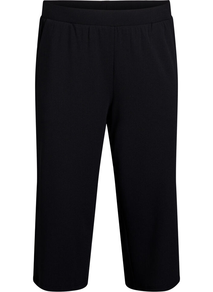 FLASH - Høytlivs knickers med løs passform, Svart, Packshot image number 0