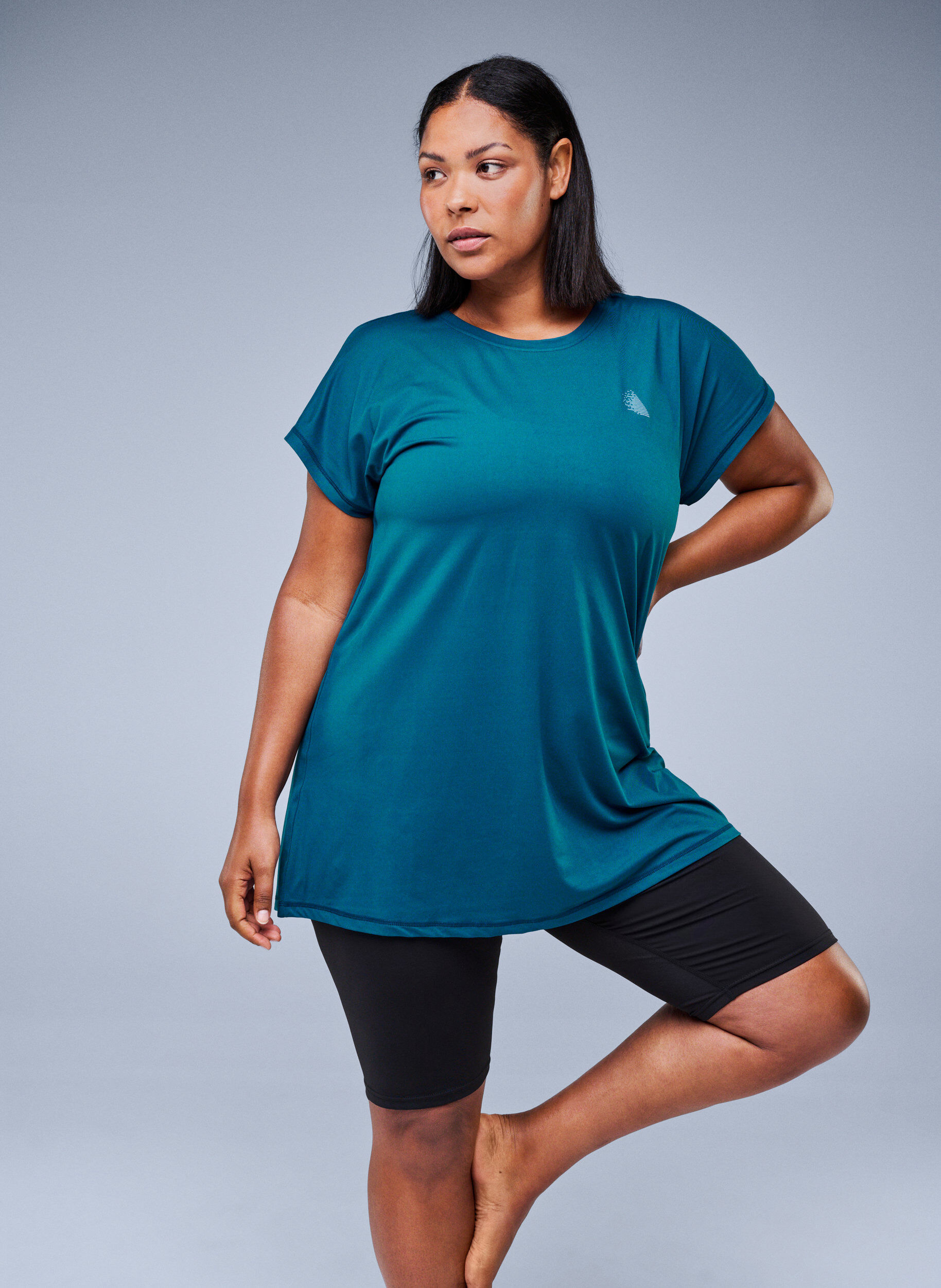 Lang trenings-T-skjorte