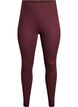 Basis leggings i viskose, M&oslash;rk Bordeaux, Packshot image number 0