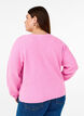 Strikket cardigan med knytebelte, Begonia Pink Mel., Model image number 1
