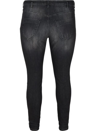 Amy jeans med slitte detaljer, Grey Denim, Packshot image number 1