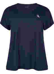 Kortermet T-skjorte til trening med V-hals, Night Sky