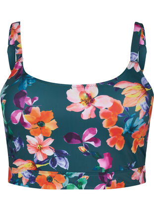 Mønstrete bikinitopp med justerbare stropper, Meave Print, Packshot image number 0