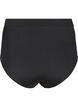Høymidje bikinitruse med rynker, Svart, Packshot image number 1