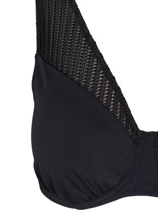 Bikini topp, Black, Packshot image number 2