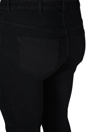 Super slim Amy jeans med høyt liv, Black, Packshot image number 3