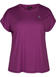 Ensfarget t-skjorte til trening, Sparkling Grape