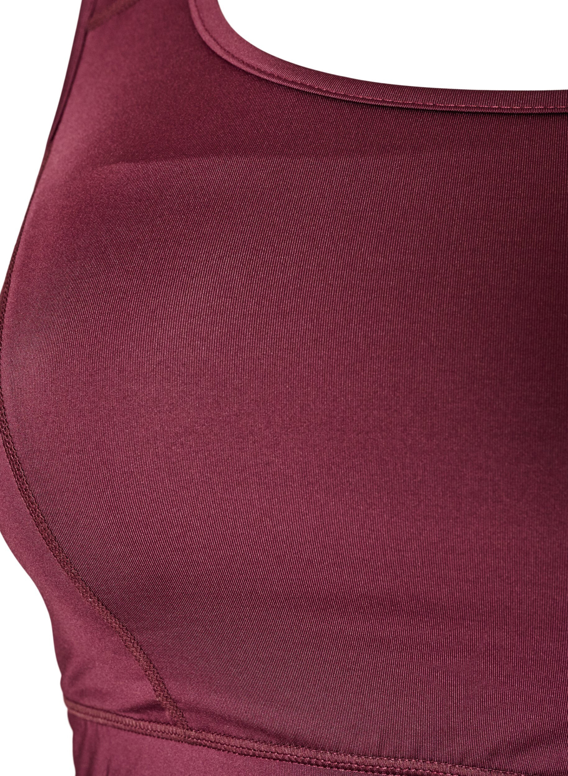 ZizziSports-bh med racerback, R&oslash;d, Packshot image number 2
